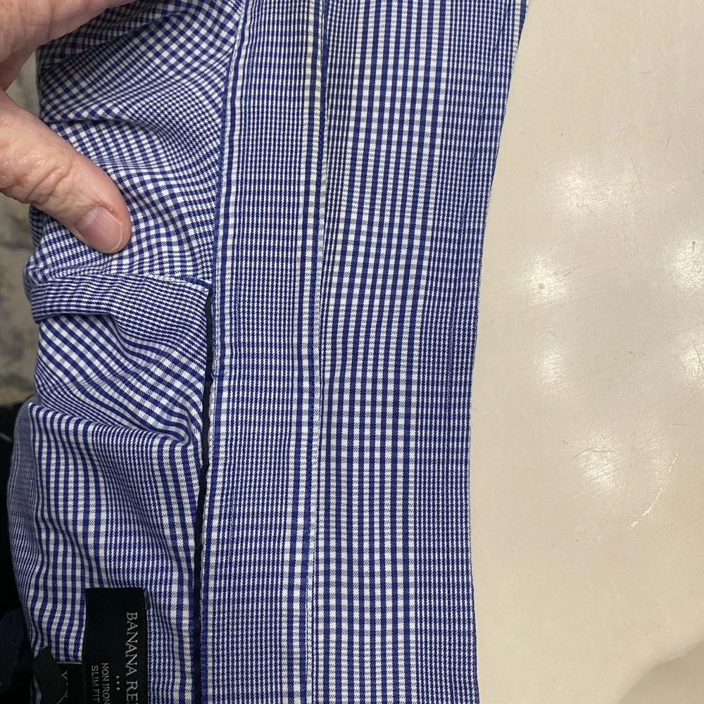 Men’s Banana Republic No‎ Iron Slim Fit Dress Shirt Size XXL